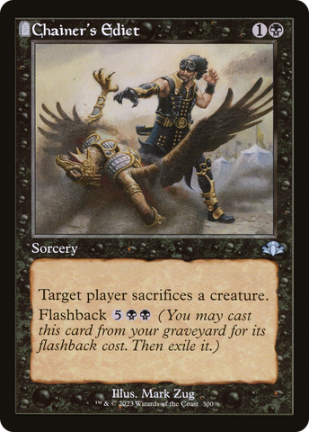 Chainer's Edict (Retro Frame) (DMR-300)  - Dominaria Remastered: (tombstone)