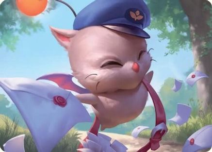Delivery Moogle Art Card (AAFIN-001) - Art Series: FINAL FANTASY