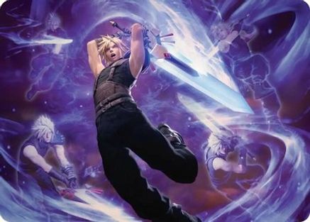Cloud's Limit Break Art Card (AAFIN-023) - Art Series: FINAL FANTASY
