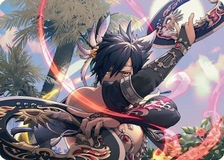 Dancer's Chakrams Art Card (AAFIN-024) - Art Series: FINAL FANTASY