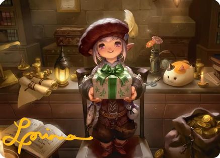 Tataru Taru Art Card (Gold-Stamped Signature) (AAFIN-025) - Art Series: FINAL FANTASY