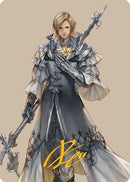 Dion, Bahamut's Dominant Art Card (Gold-Stamped Signature) (AAFIN-042) - Art Series: FINAL FANTASY