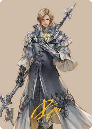 Dion, Bahamut's Dominant Art Card (Gold-Stamped Signature) (AAFIN-042) - Art Series: FINAL FANTASY