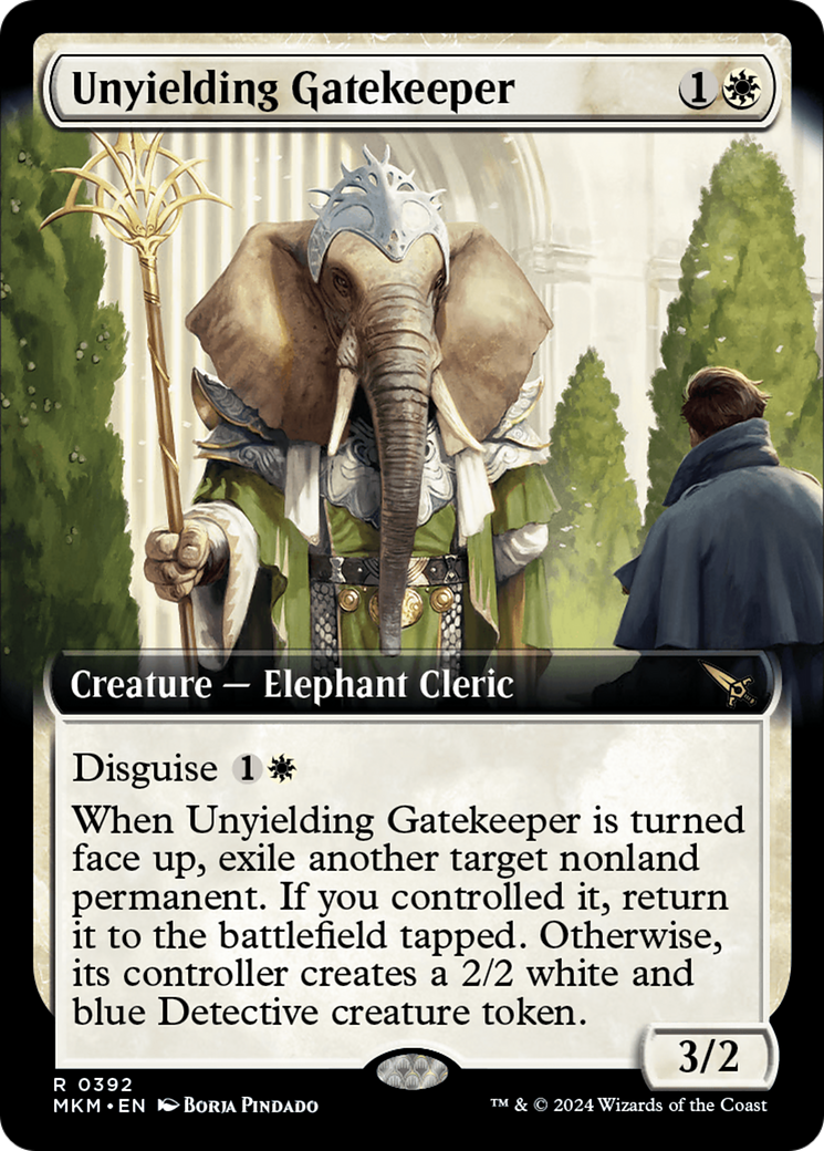 Unyielding Gatekeeper (Extended Art) (MKM-392)  - Murders at Karlov Manor: (Extended Art)