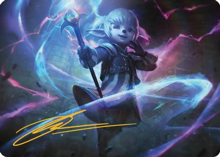 Shantotto, Tactician Magician Art Card (Gold-Stamped Signature) (AAFIN-016) - Art Series: FINAL FANTASY