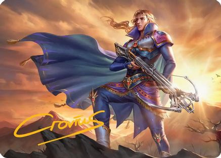 Edgar, Master Machinist Art Card (Gold-Stamped Signature) (AAFIN-027) - Art Series: FINAL FANTASY