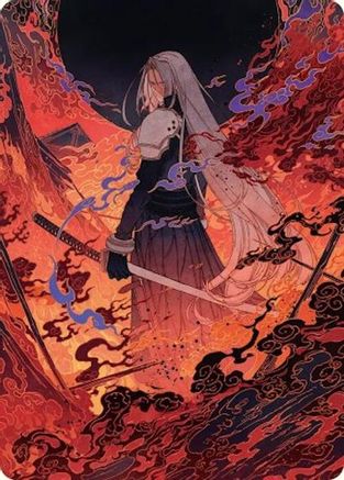 Nibelheim Aflame Art Card (AAFIN-035) - Art Series: FINAL FANTASY