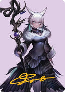 Y'shtola, Night's Blessed Art Card (53) (Gold-Stamped Signature) (AAFIN-053) - Art Series: FINAL FANTASY