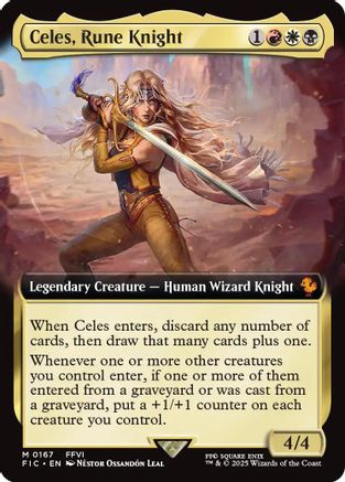 Celes, Rune Knight (Extended Art) (FIC-167)  Foil - Commander: FINAL FANTASY