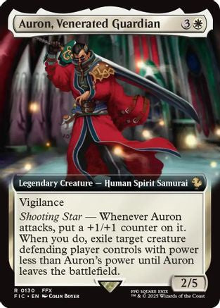 Auron, Venerated Guardian (Extended Art) (FIC-130)  - Commander: FINAL FANTASY