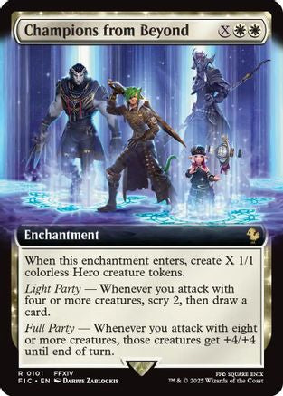 Champions from Beyond (Extended Art) (FIC-101)  Foil - Commander: FINAL FANTASY