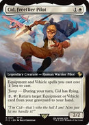Cid, Freeflier Pilot (Extended Art) (FIC-131)  Foil - Commander: FINAL FANTASY