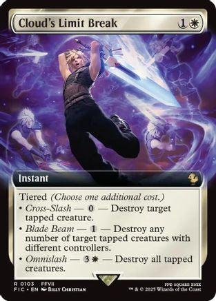 Cloud's Limit Break (Extended Art) (FIC-103)  Foil - Commander: FINAL FANTASY