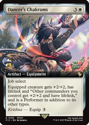 Dancer's Chakrams (Extended Art) (FIC-105)  - Commander: FINAL FANTASY