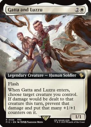 Gatta and Luzzu (Extended Art) (FIC-134)  Foil - Commander: FINAL FANTASY
