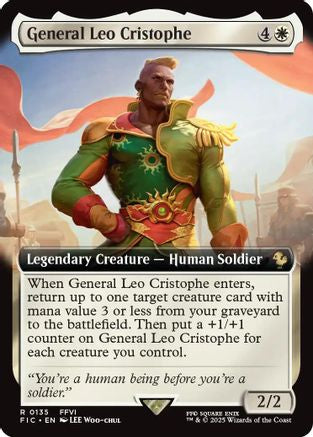 General Leo Cristophe (Extended Art) (FIC-135)  - Commander: FINAL FANTASY