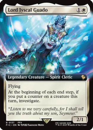 Lord Jyscal Guado (Extended Art) (FIC-137) - Commander: FINAL FANTASY Foil