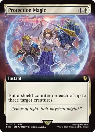 Protection Magic (Extended Art) (FIC-107)  Foil - Commander: FINAL FANTASY