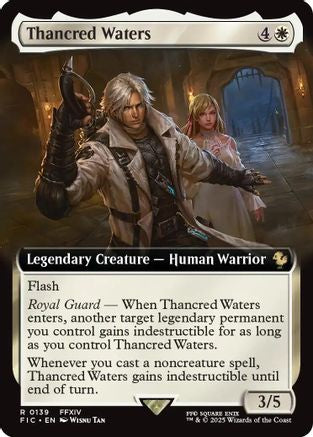 Thancred Waters (Extended Art) (FIC-139) - Commander: FINAL FANTASY Foil