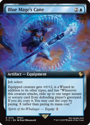 Blue Mage's Cane (Extended Art) (FIC-112)  - Commander: FINAL FANTASY