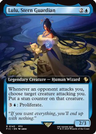 Lulu, Stern Guardian (Extended Art) (FIC-143)  Foil - Commander: FINAL FANTASY