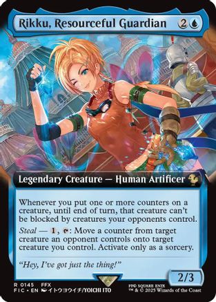 Rikku, Resourceful Guardian (Extended Art) (FIC-145)  Foil - Commander: FINAL FANTASY