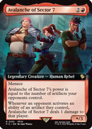 Avalanche of Sector 7 (Extended Art) (FIC-150)  - Commander: FINAL FANTASY