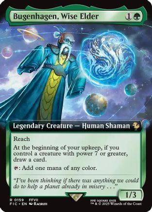 Bugenhagen, Wise Elder (Extended Art) (FIC-159) - Commander: FINAL FANTASY Foil