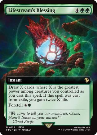 Lifestream's Blessing (Extended Art) (FIC-122) - Commander: FINAL FANTASY