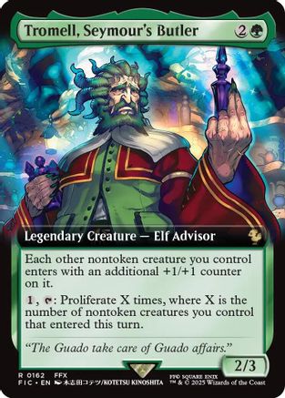 Tromell, Seymour's Butler (Extended Art) (FIC-162)  - Commander: FINAL FANTASY
