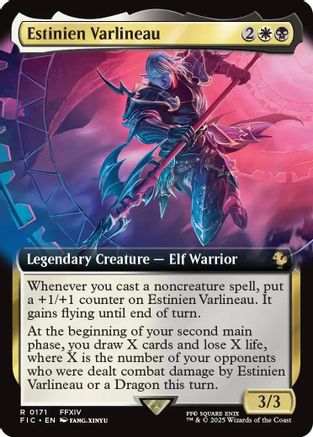 Estinien Varlineau (Extended Art) (FIC-171)  - Commander: FINAL FANTASY