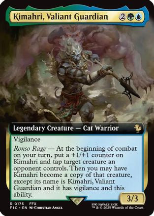 Kimahri, Valiant Guardian (Extended Art) (FIC-175)  - Commander: FINAL FANTASY