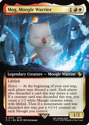 Mog, Moogle Warrior (Extended Art) (FIC-179)  - Commander: FINAL FANTASY