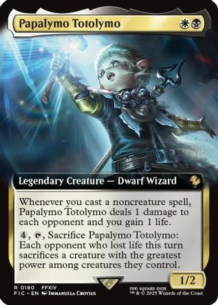 Papalymo Totolymo (Extended Art) (FIC-180)  - Commander: FINAL FANTASY