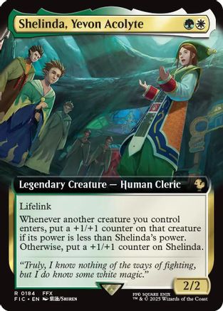 Shelinda, Yevon Acolyte (Extended Art) (FIC-184)  Foil - Commander: FINAL FANTASY