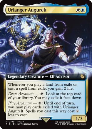 Urianger Augurelt (Extended Art) (FIC-189)  Foil - Commander: FINAL FANTASY