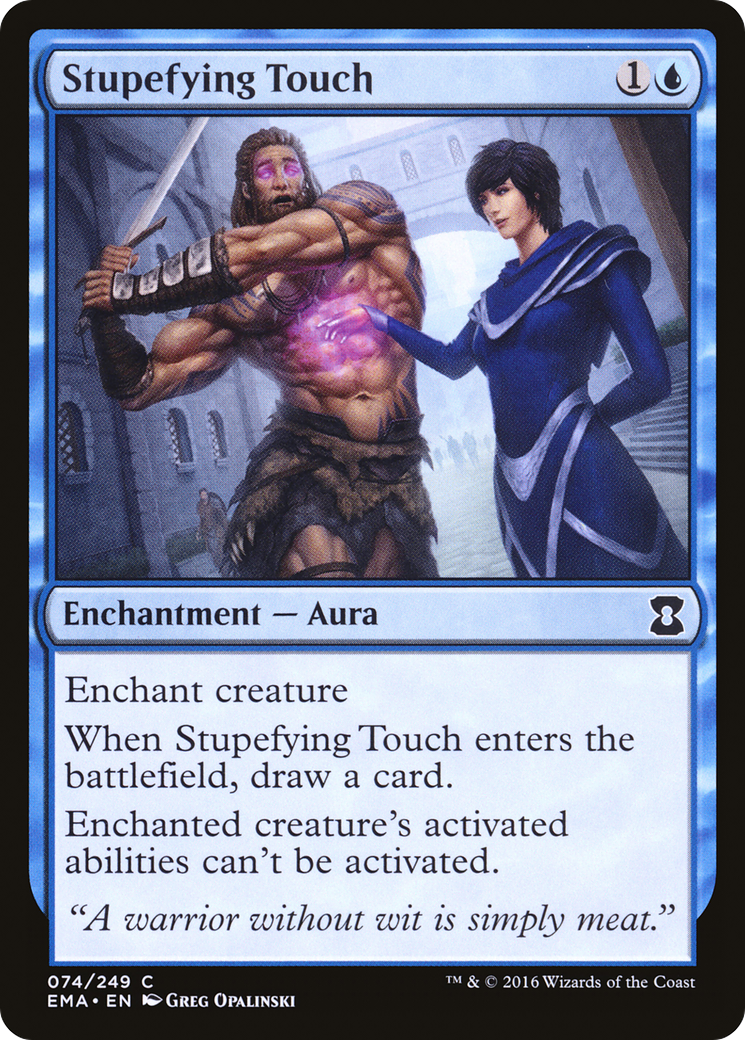 Stupefying Touch (EMA-074)  Foil - Eternal Masters