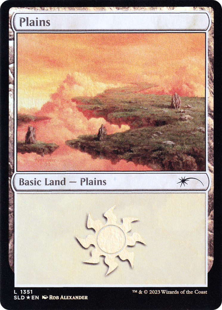 Plains (1351) (SLD-1351)  Foil - Secret Lair Drop