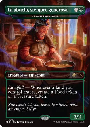 La abuela, siempre generosa - Tireless Provisioner (SLD-2057)  - Secret Lair Drop Series