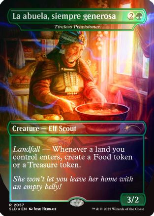 La abuela, siempre generosa - Tireless Provisioner (Rainbow Foil) (SLD-2057)  Foil - Secret Lair Drop Series