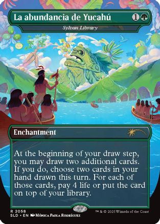 La abundancia de Yucahú - Sylvan Library (SLD-2058)  - Secret Lair Drop Series