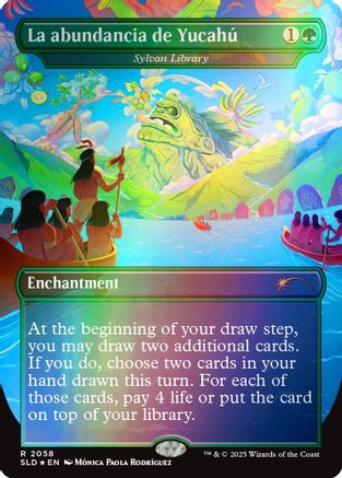 La abundancia de Yucahú - Sylvan Library (Rainbow Foil) (SLD-2058)  Foil - Secret Lair Drop Series