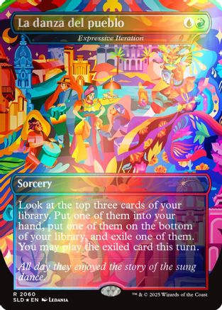 La danza del pueblo - Expressive Iteration (Rainbow Foil) (SLD-2060)  Foil - Secret Lair Drop Series