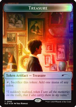 Treasure Token (2065) (Rainbow Foil) (SLD-2065)  Foil - Secret Lair Drop Series