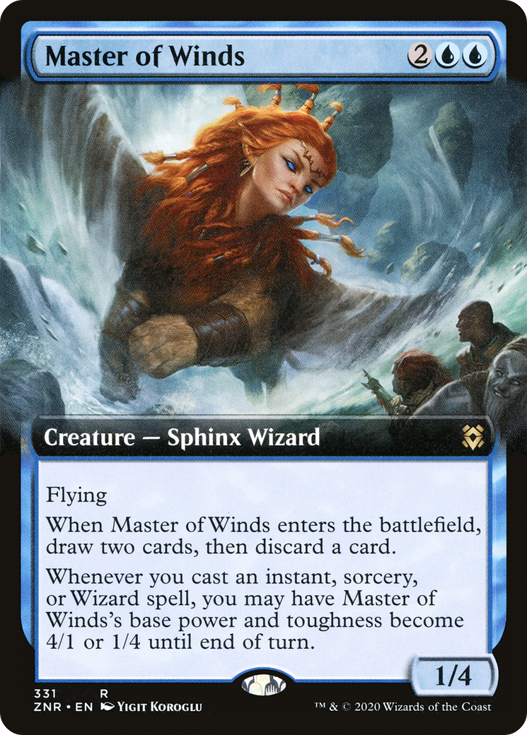 Master of Winds (Extended Art) (ZNR-331)  Foil - Zendikar Rising