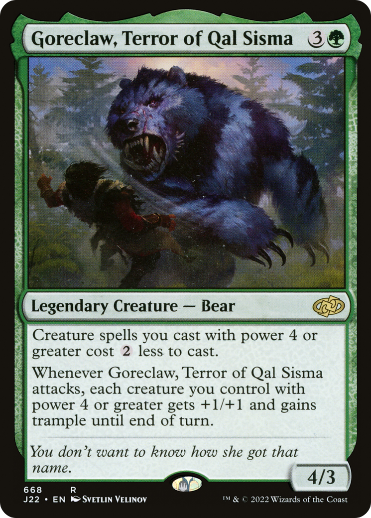Goreclaw, Terror of Qal Sisma (J22-668)  - Jumpstart 2022