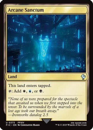 Arcane Sanctum (Surge Foil) (FIC-373)  Foil - Commander: FINAL FANTASY