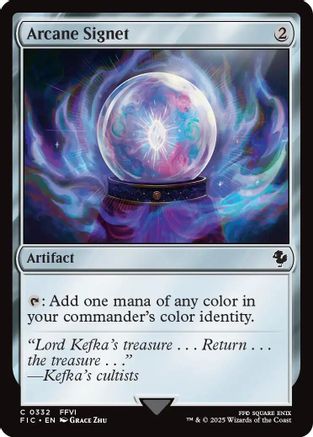Arcane Signet (0332) (Surge Foil) (FIC-332)  Foil - Commander: FINAL FANTASY