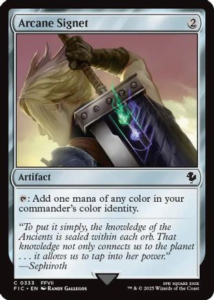 Arcane Signet (0333) (Surge Foil) (FIC-333) - Commander: FINAL FANTASY Foil