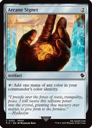 Arcane Signet (0335) (Surge Foil) (FIC-335) - Commander: FINAL FANTASY Foil